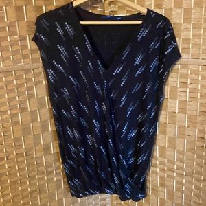 Women’s work casual wrap shirt